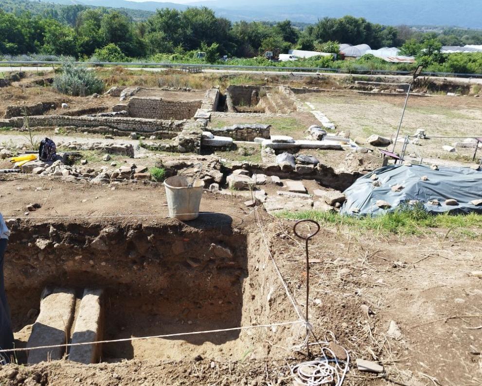 Конник без глава откриха археолозите в Хераклея Синтика