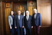  Ирландският посланик Майкъл Форбс на посещение в Банско 