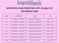 Lingua Mundi Language Centre Blagoevgrad с новo предложениe!